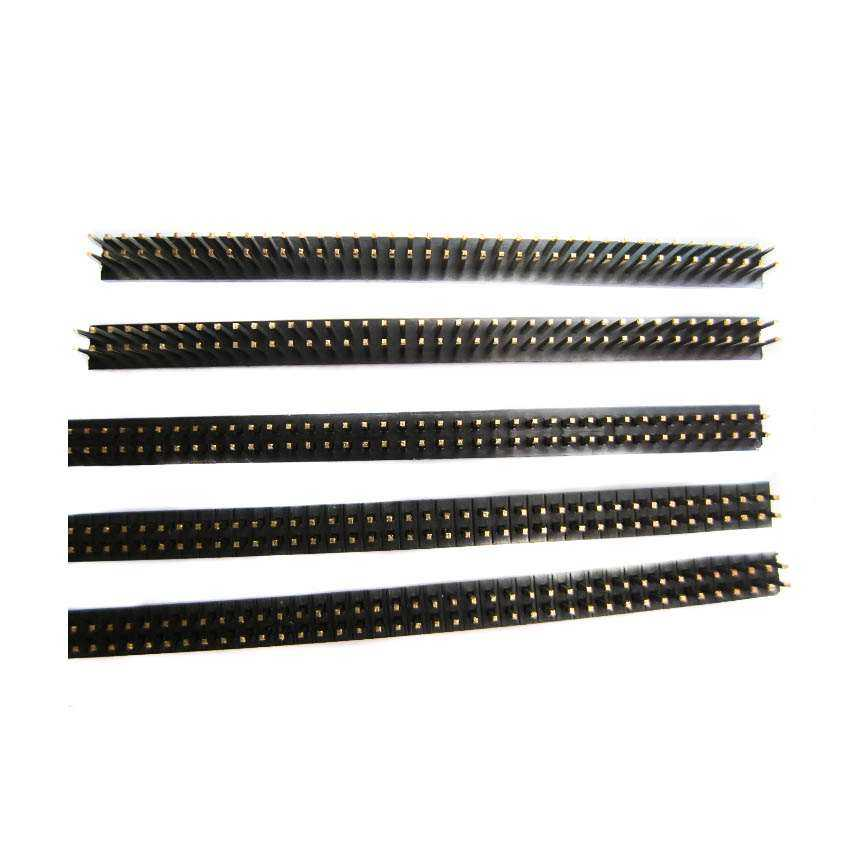 1.27mm 2×40 Pin Male Double Row Header Strip (Pack of 3)