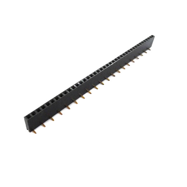 2.54mm 1×40 Pin Female Single Row SMT Header Strip (Pack of 5)