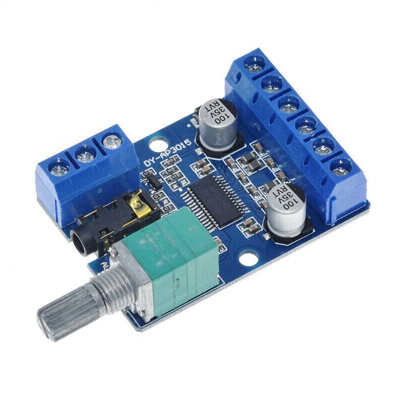 30Wx2 High-Power Stereo Digital Amplifier Board 12V/24V Power Supply DY-AP3015