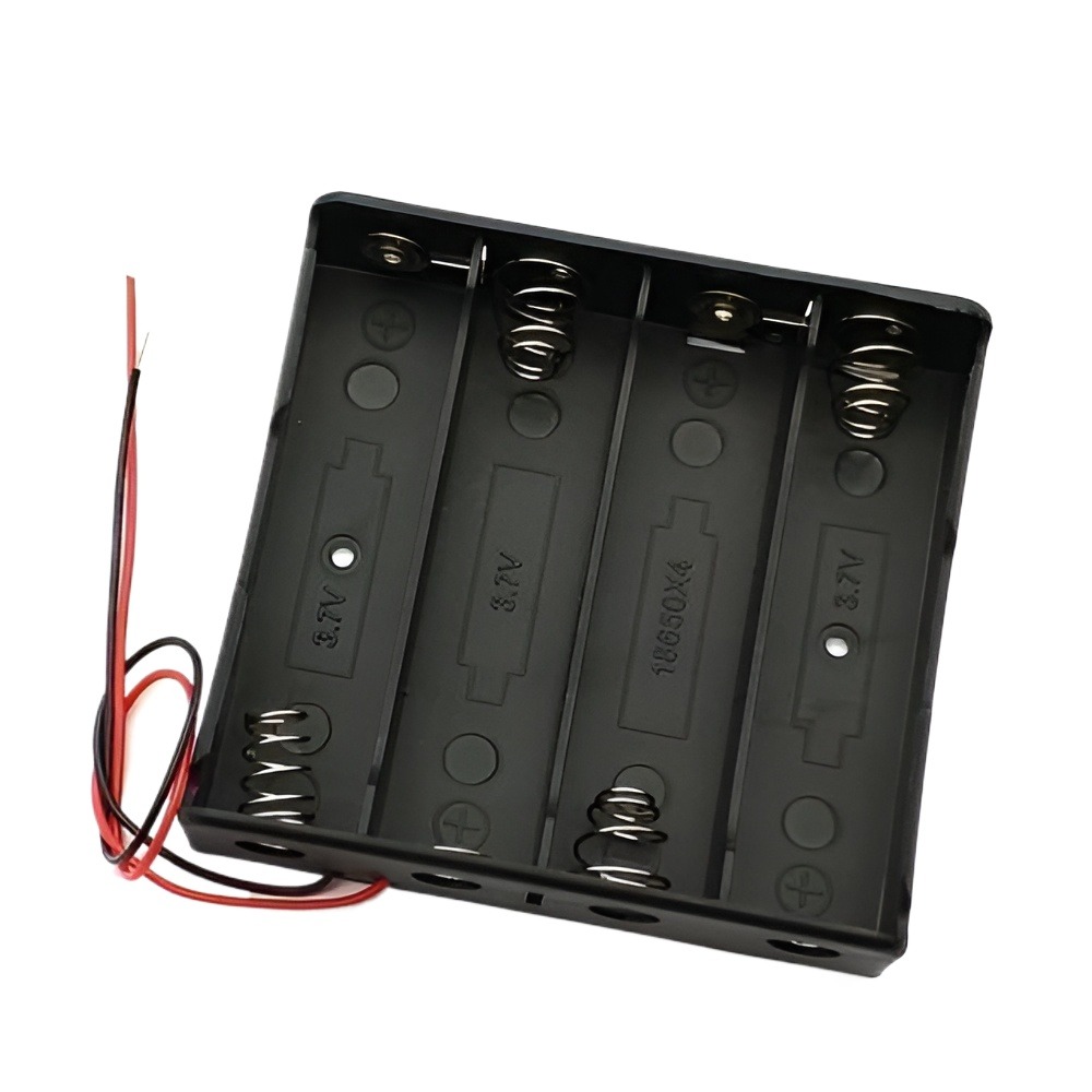 4s Battery Holder Case For Four 18650 Lithium Ion Battery