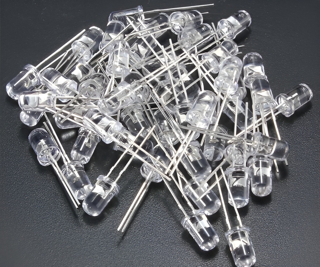 5mm White To Orange Led