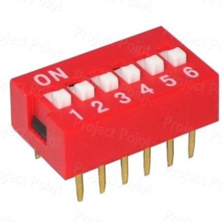 6 Pin Dip Switch