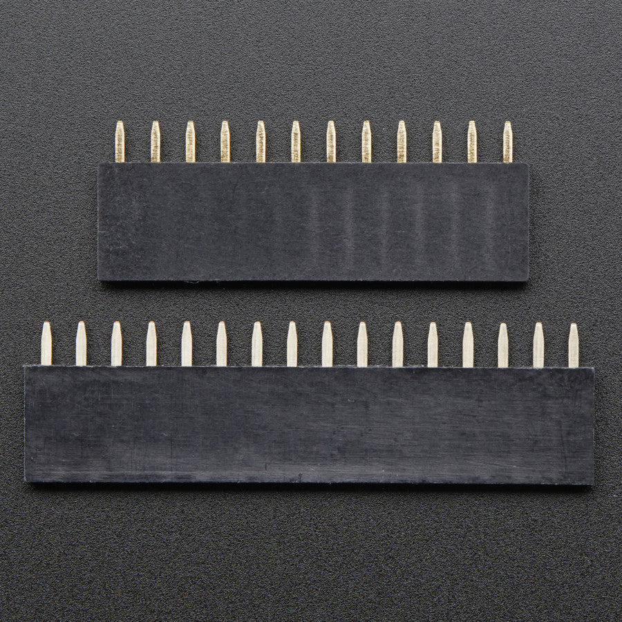 Adafruit Stacking Headers for Feather- 12-Pin and 16-Pin Female Headers