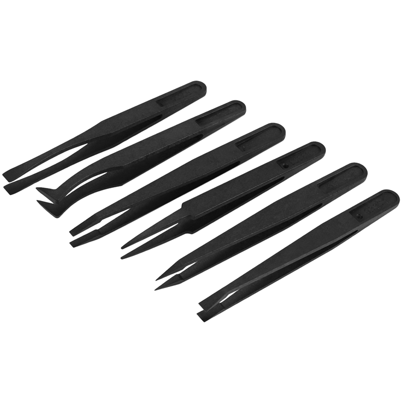 Anti Static Tweezer Set (6 Pcs)