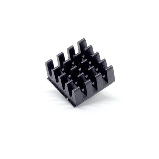 Black Aluminum Heatsink for Raspberry Pi