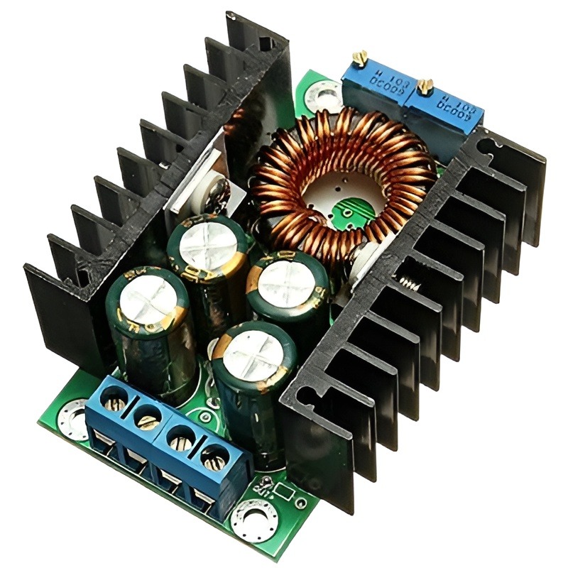 Buck-DC Converter: 7-32V to 0.8-28V, 12A