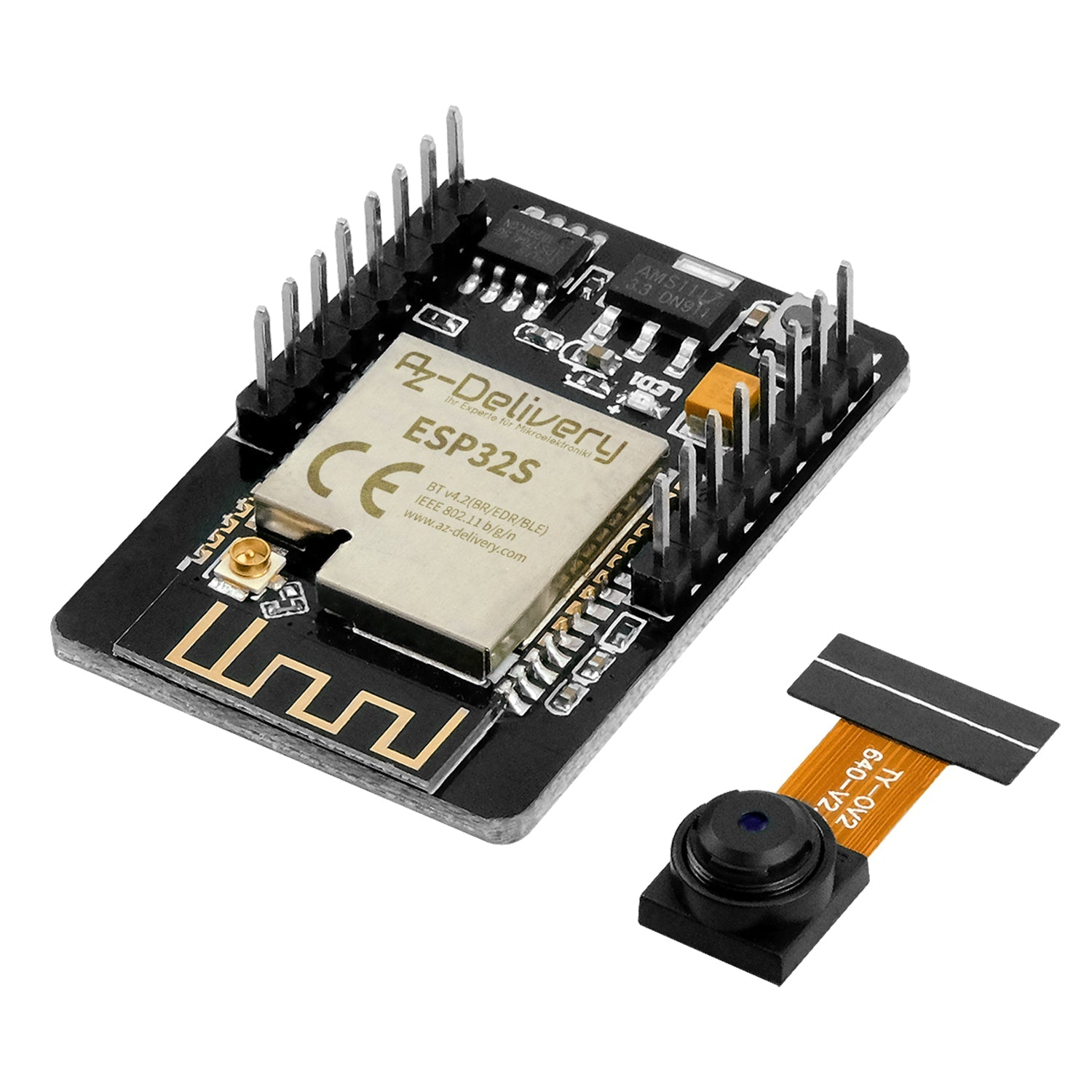 Esp32 Module With Camera And Download Module