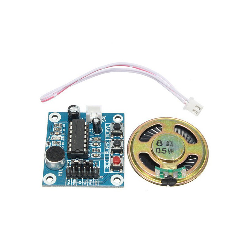 Isd1820 Recording Module Voice Board With On Board Mic And Loud Speaker