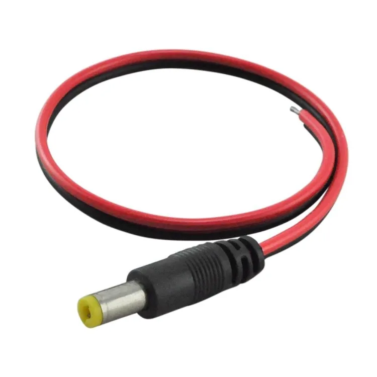 Male Dc Power Jack Wire Cable