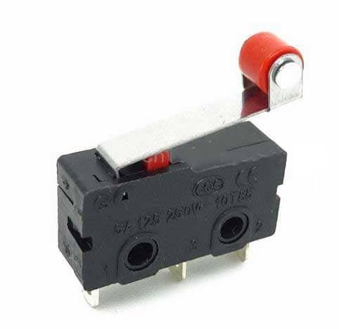 Micro Limit Switch Momentary Push Button Switch 1a With Roller