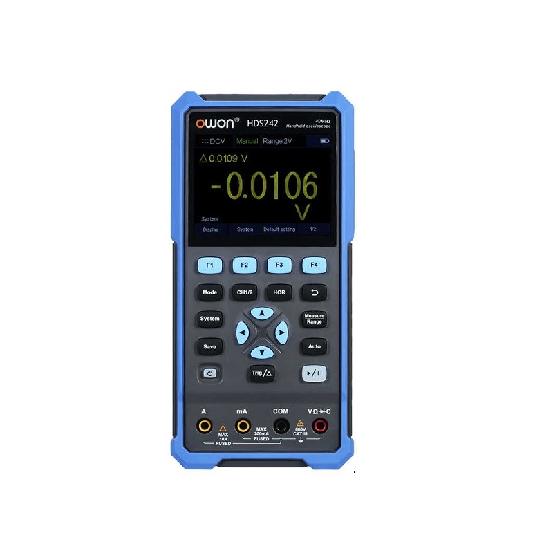 OWON HDS242 Handheld Digital Oscilloscope Bandwidth: 40 MHz, Dual Channel