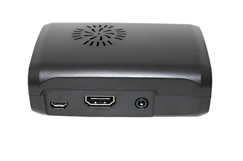 Raspberry pi 3 Model B/B+ ABS Glossy Black Blob case