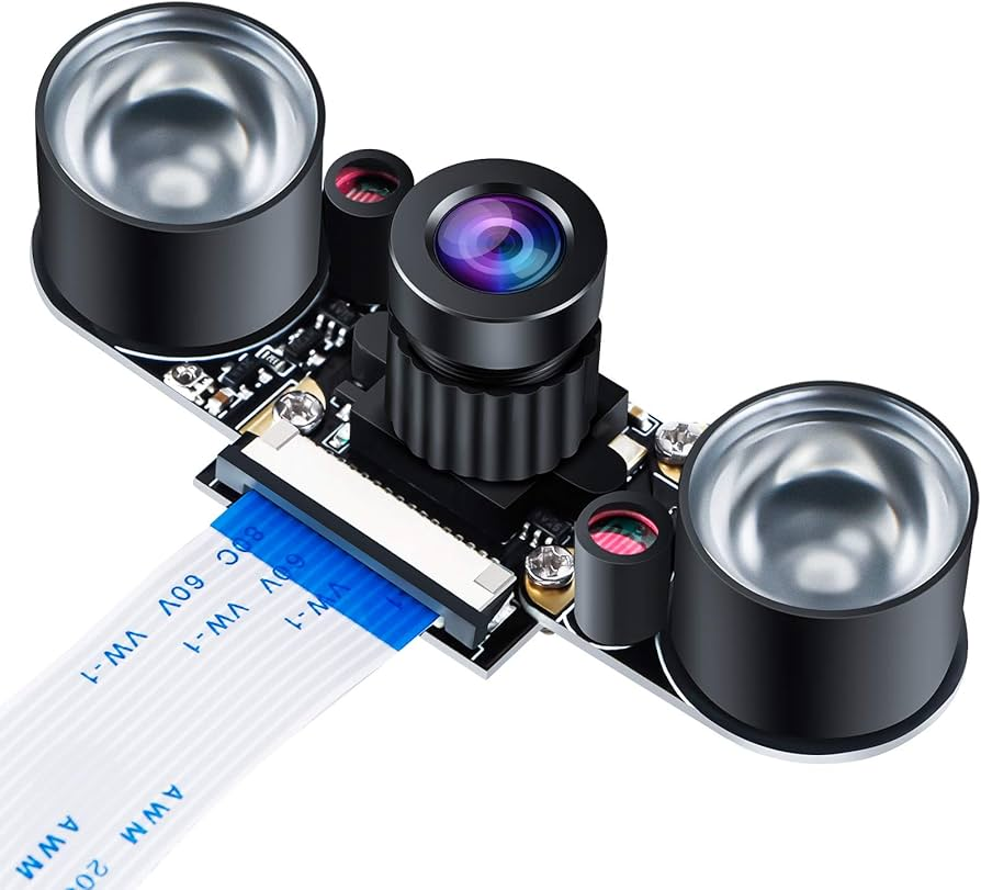 Raspberry Pi 4 Night Vision Fisheye Camera