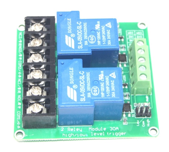 Relay Module 2 Channel 5v, 30A