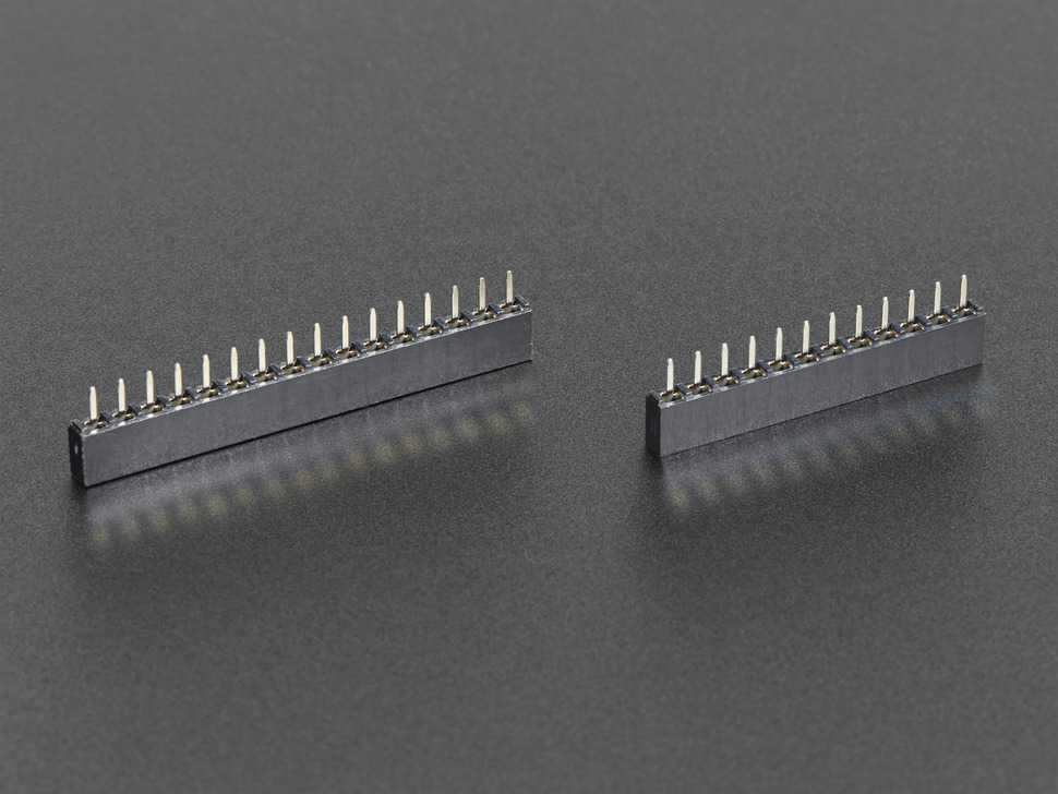 Short Headers Kit for Feather – 12-pin + 16-pin Female Headers