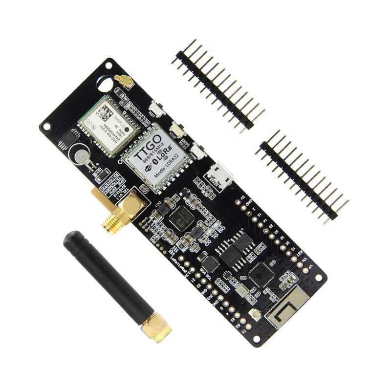 TTGO T-Beam V1.1 ESP32 LORA 868MHz WiFi Wireless Bluetooth Module with IPEX &18650 Battery Holder-Unsoldered
