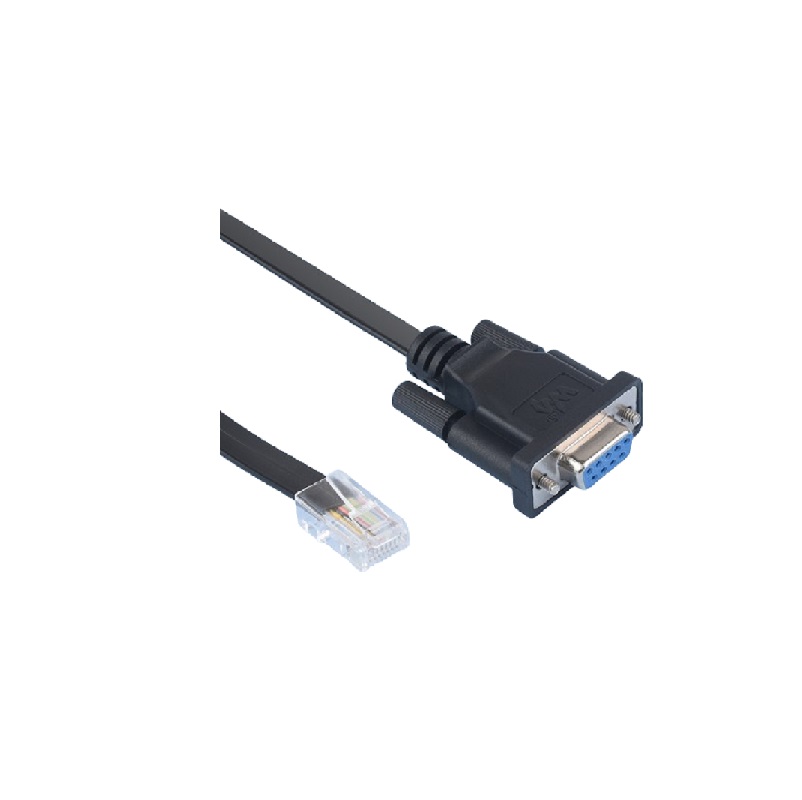 Waveshare RS232 to RJ45 Console Cable, RS232 DB9 Female Port to RJ45 Console Male Port, Cable Length 1.8m