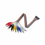 10Pin Alligator Clips Jumper Wires Crocodile Dupont Line with Female Connector Cable for DIY Connection – 20cm 1 RoboNepal Buy in Nepal 10Pin Alligator Clips Jumper Wires Crocodile Dupont Line With Female Connector Cable RoboNepal.com Nepal Buy in Nepal