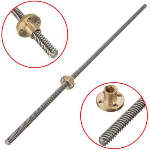 500Mm Trapezoidal 4 Start Lead Screw 10Mm Thread 2Mm Pitch Lead Screw With Copper Nut RoboNepal.com Nepal Buy in Nepal 500Mm Trapezoidal 4 Start Lead Screw 10Mm Thread 2Mm Pitch Lead Screw With Copper Nut RoboNepal.com Nepal Buy in Nepal