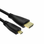 Black 1.5M Micro HDMI to, HDMI Copper-Clad Steel, Cable for Raspberry Pi 4B 2 RoboNepal Buy in Nepal Generic Sku 1121276 1 RoboNepal.com Nepal Buy in Nepal