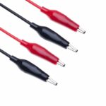Testing lead wire pair with Crocodile Clips (Red+Black)-1Meter 2 RoboNepal Buy in Nepal Testing Leads Pair With Crocodile Clip End (Red+Black)-1Meter RoboNepal.com Nepal Buy in Nepal