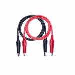 Testing lead wire pair with Crocodile Clips (Red+Black)-1Meter 1 RoboNepal Buy in Nepal Testing Leads Pair With Crocodile Clip End (Red+Black)-1Meter RoboNepal.com Nepal Buy in Nepal
