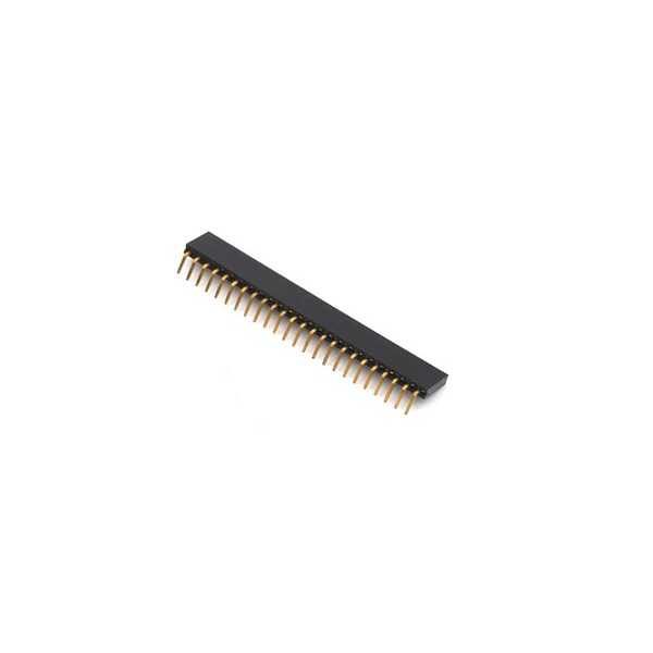 2.54mm 1×20 Right Angle Female Header Strip (Pack of 5)