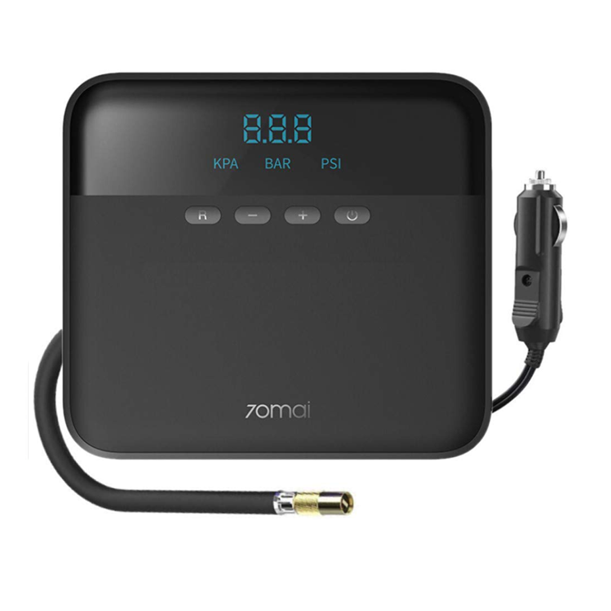 70mai Digital Air Compressor Lite, Portable Tire Inflator, 12V DC Air Pump for Cars, Electronic Fast Compressor,160PSI with Pressure Gauge