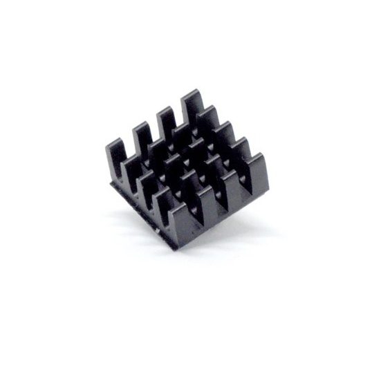 Black Aluminum Heatsink for Raspberry Pi