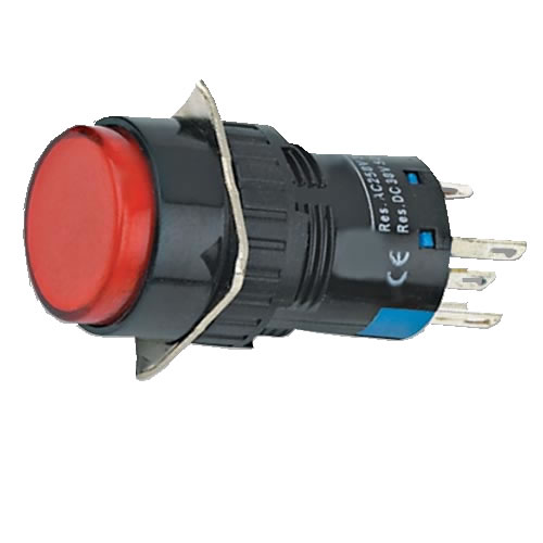 Indicator Pushbutton Switch 16m/m