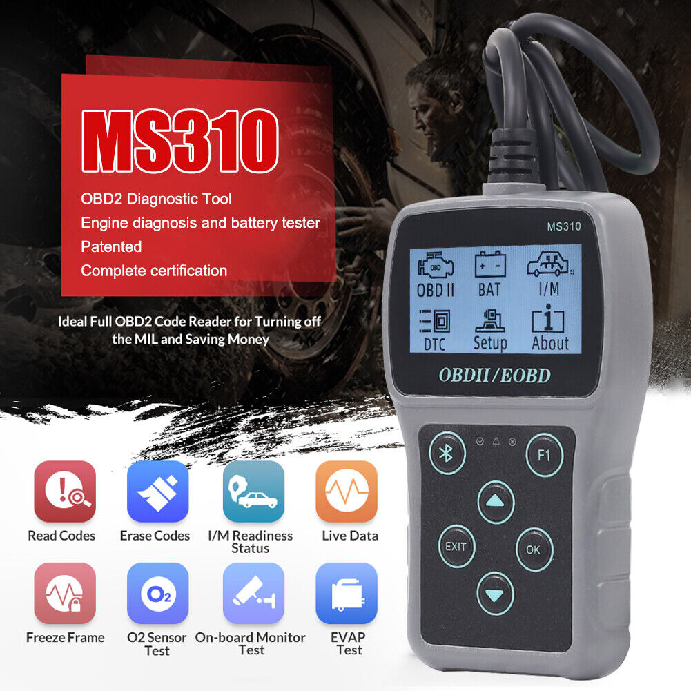 MS310 OBD2 Scanner Car Diagnostic Tool Car Battery Fault Code Reader Tester New.[1 pcs]