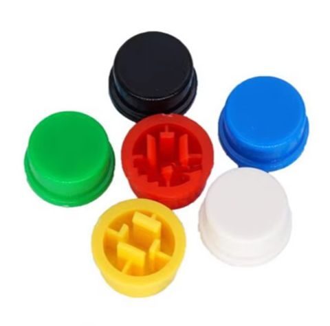 Multicolor Tactile Push Button Reset Switch Caps