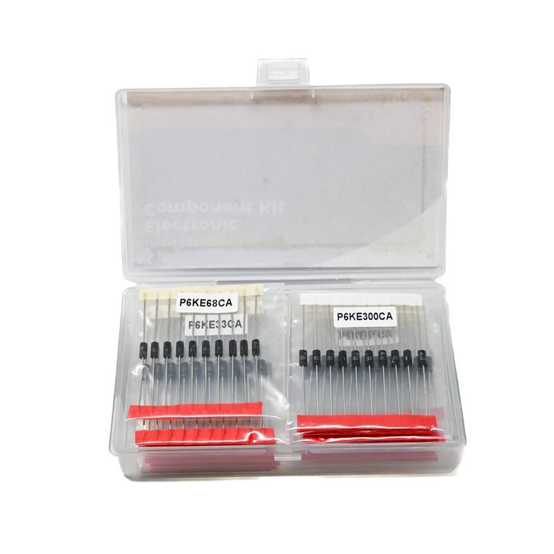 New P6KE A/CA Series TVS Diodes Set - 20 Pcs Transient Voltage  Clamps, Single & Bidirectional Protection