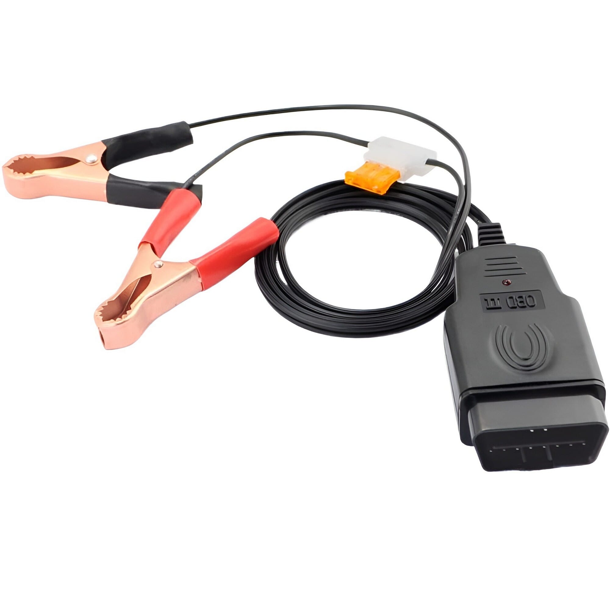 OLLGEN Electric Car Battery Replacing Tool Helper Auto Computer Power-Off Memory Cable Car ECU Memory Saver OBD Battery Replacement Kit Black