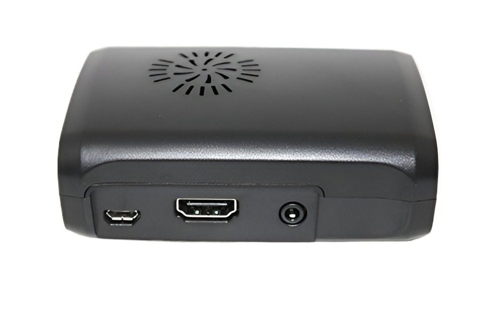 Raspberry pi 3 Model B/B+ ABS Glossy Black Blob case