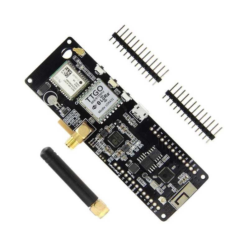 TTGO T-Beam V1.1 ESP32 LORA 868MHz WiFi Wireless Bluetooth Module with IPEX &18650 Battery Holder-Unsoldered