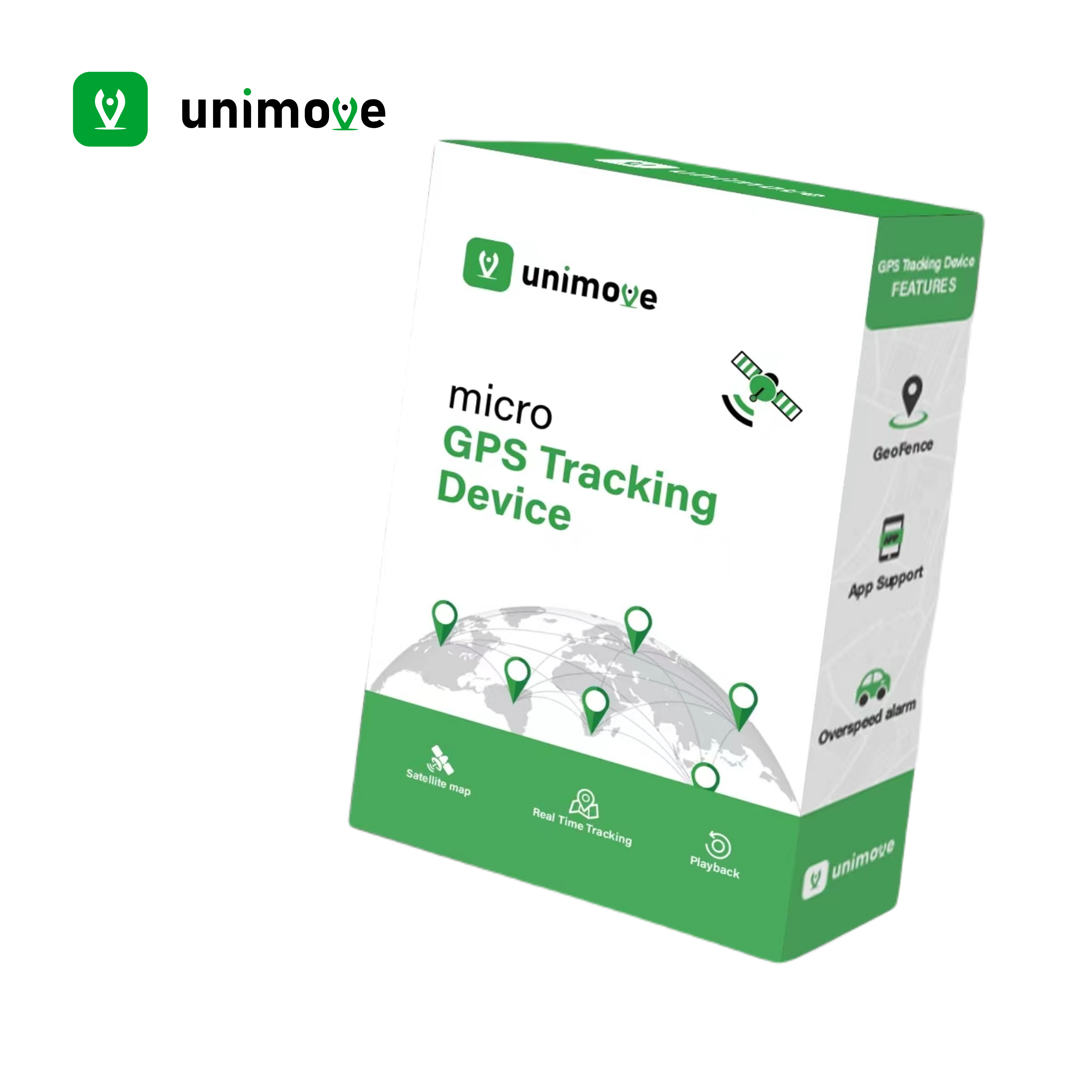Unimove RealTime GPS Tracker Tracking (LifeTime Free)