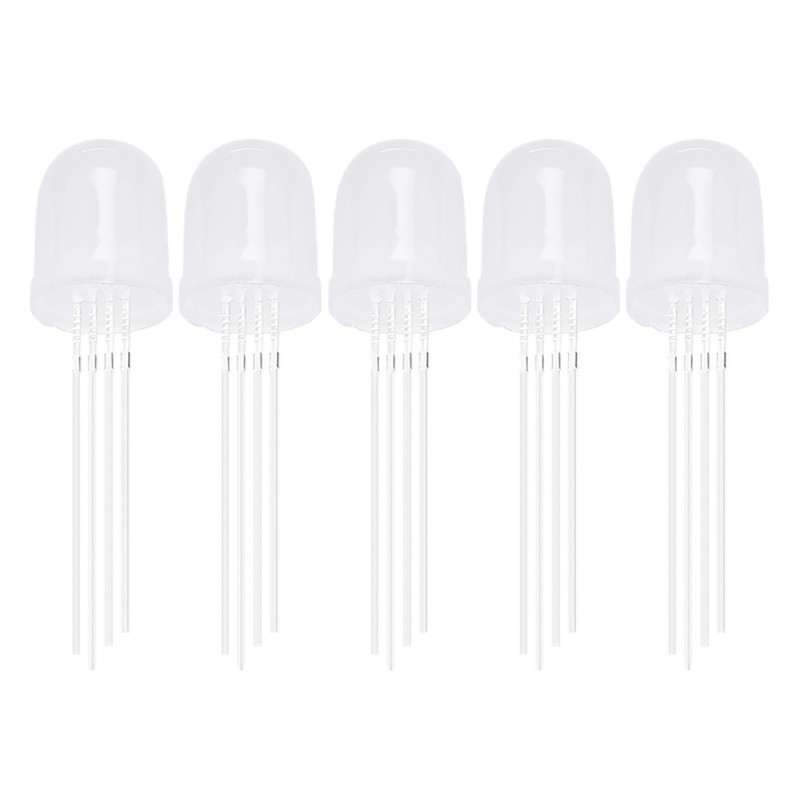 Diffused Rgb Common Anode Led - 10Mm Tricolor (5Pcs) RoboNepal.com Nepal Buy in Nepal Diffused Rgb Common Anode Led - 10Mm Tricolor (5Pcs) RoboNepal.com Nepal Buy in Nepal