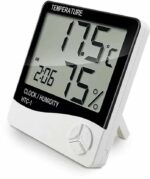 HTC-1 High Precision Large Screen Electronic Indoor Temperature, Humidity Thermometer with Clock Alarm 2 RoboNepal Buy in Nepal Hct-1 High Precision Large Screen Electronic Indoor Temperature, Humidity Thermometer With Clock Alarm RoboNepal.com Nepal Buy in Nepal