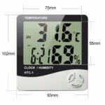 HTC-1 High Precision Large Screen Electronic Indoor Temperature, Humidity Thermometer with Clock Alarm 6 RoboNepal Buy in Nepal Hct-1 High Precision Large Screen Electronic Indoor Temperature, Humidity Thermometer With Clock Alarm RoboNepal.com Nepal Buy in Nepal