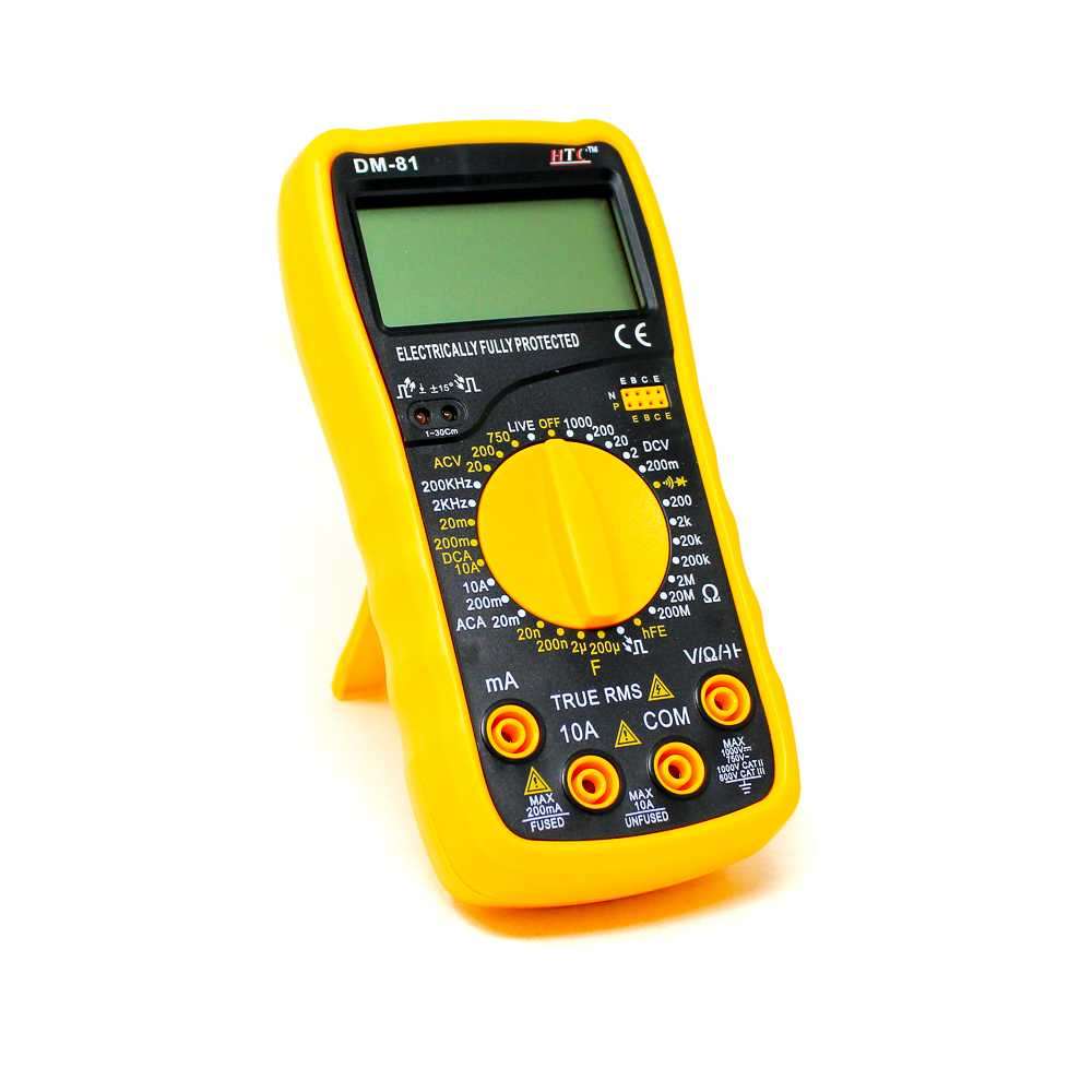 HTC Instrument DM-81 Digital Multimeter Capacitance Diode Transistor ...