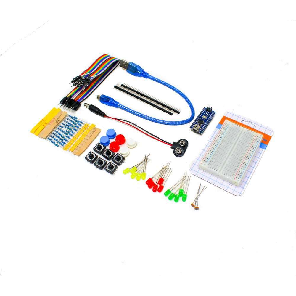 ORANGE Basic Kit For Arduino Nano - Robo Nepal