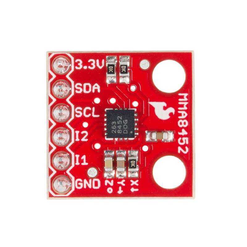 SparkFun Triple Axis Accelerometer Breakout – MMA8452Q (with Headers ...