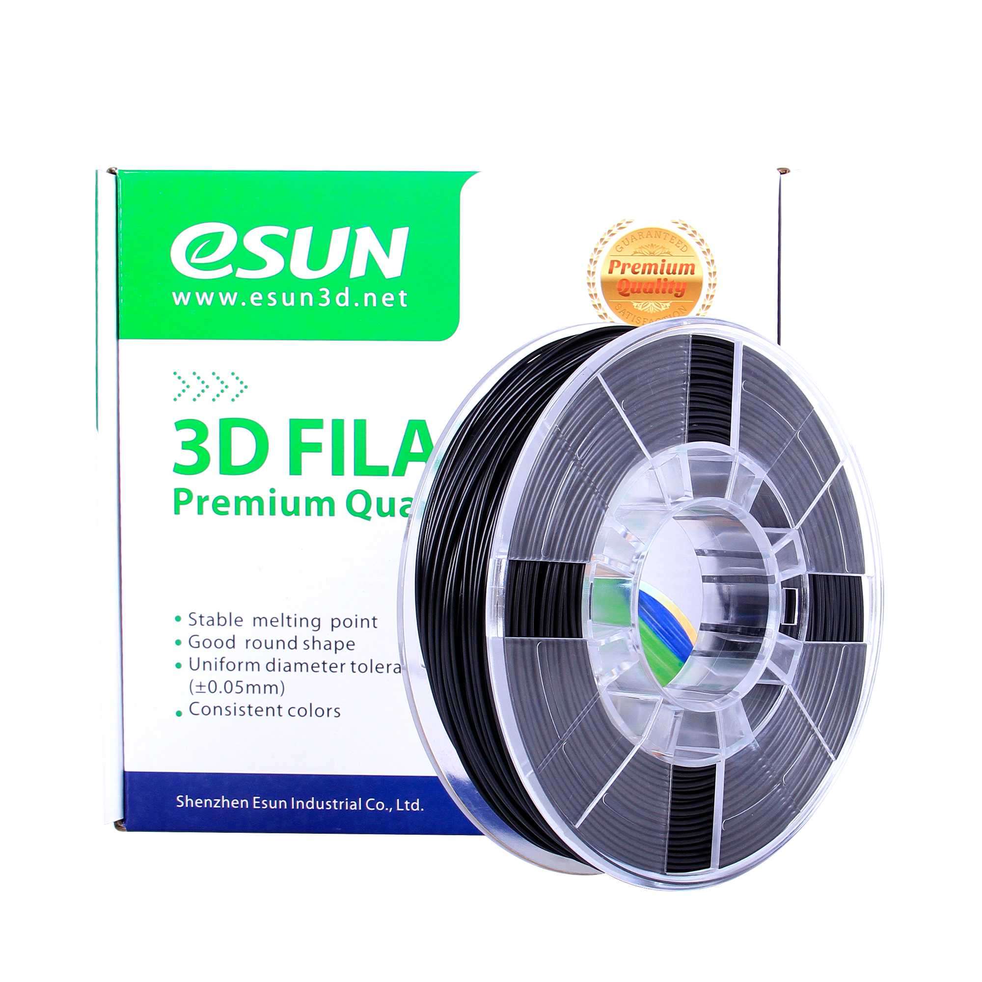 ESun 1.75mm EASA 3D Printing Filament 0.5kg-Black - Robo Nepal